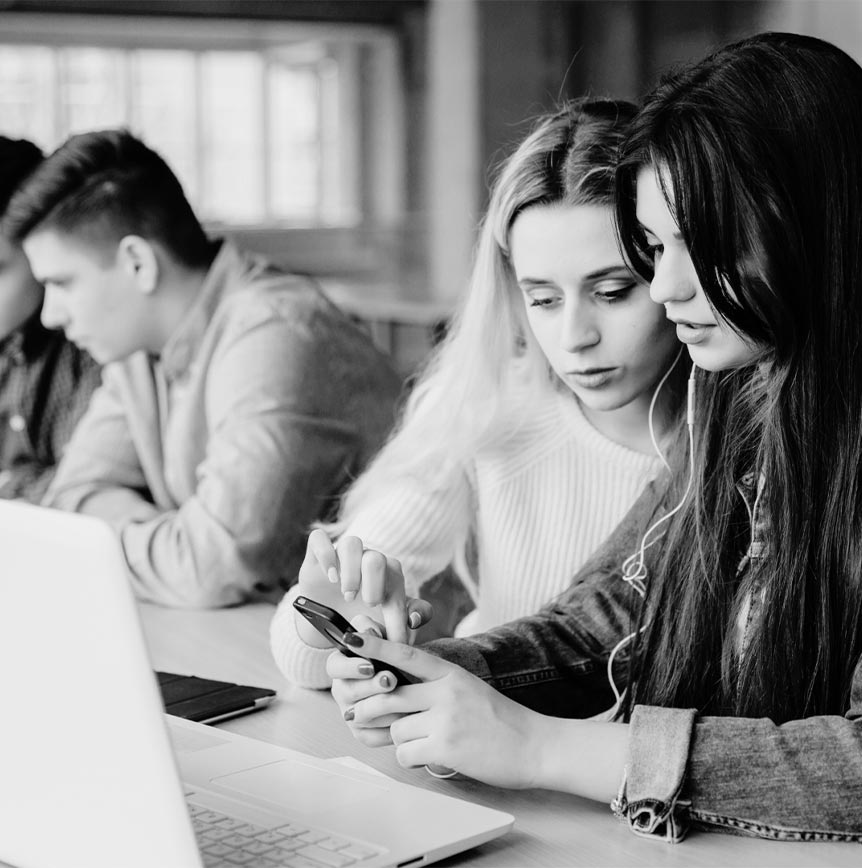 Two Interns Working Together