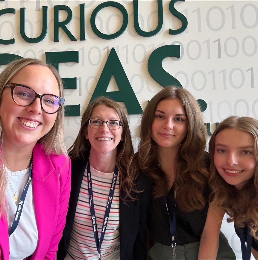 Stephanie with the RELI Marketing Team