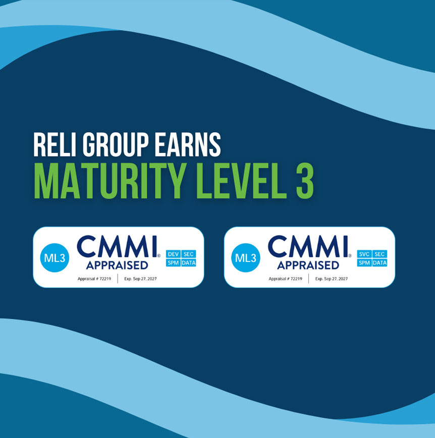 RELI Group earns CMMI Maturity Level 3