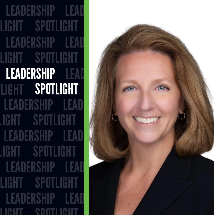 Leadership Spotlight graphic for Sarah Sanchez, Vice President of Digital Services at RELI Group.
