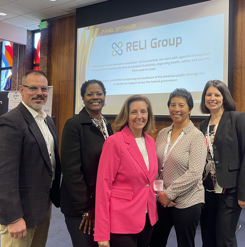 Team RELI at the Looking ahead to 2026 event, hosted by CMS.