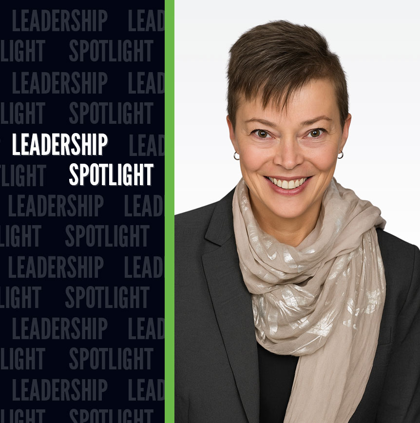 Image of Rene Nutter with the text Leadership Spotlight