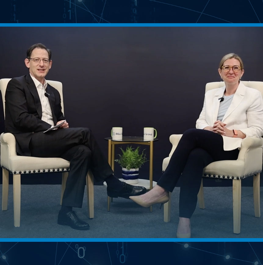 Jason Balser and Angela Marcato participate in a recorded interview discussing how context, knowledge sharing, and human oversight can improve AI outcomes.